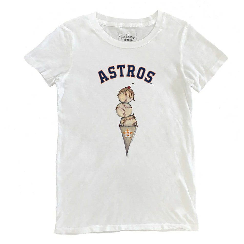 Houston Astros Tiny Turnip Women's Triple Scoop T-Shirt | MLB On Sale