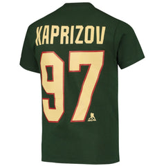 Kirill Kaprizov Minnesota Wild Youth Player Name & Number T-Shirt Discount