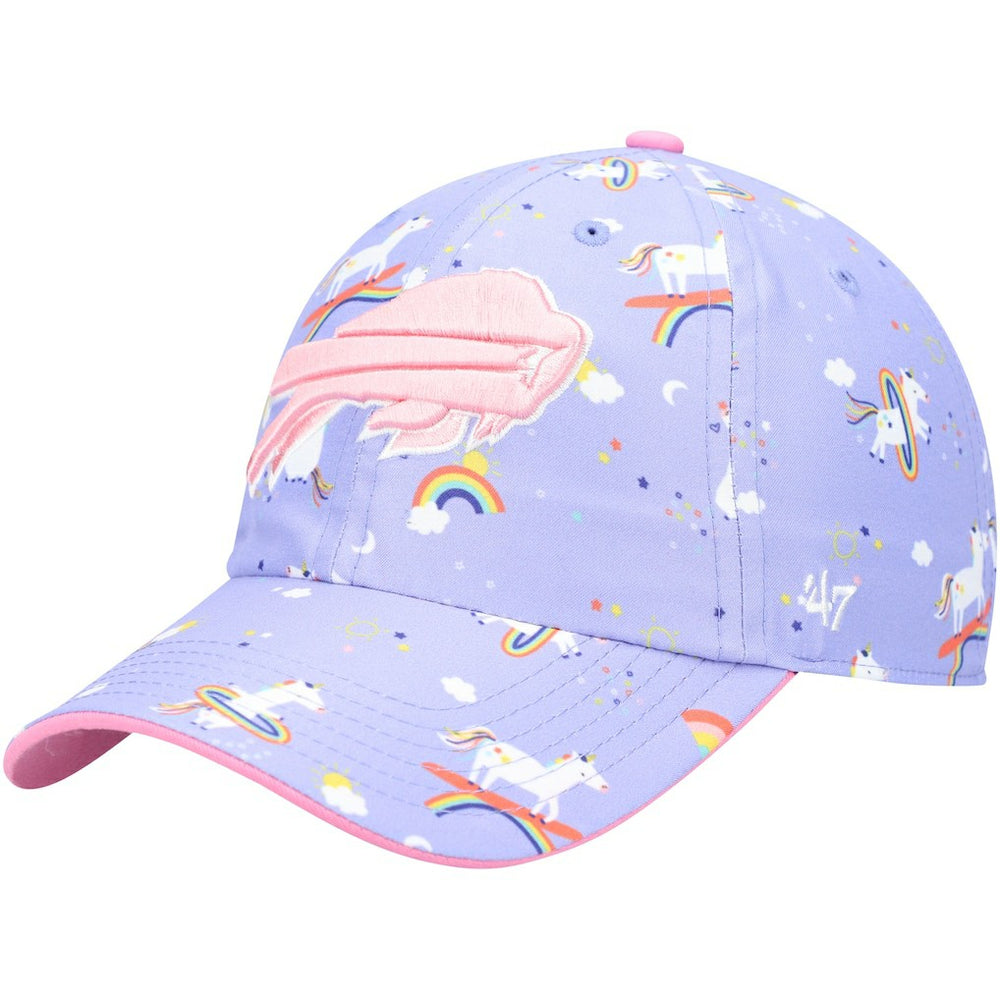 Buffalo Bills 47 brand '47 Girls Preschool Unicorn Clean Up Adjustable Hat