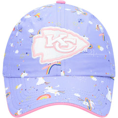 Kansas City Chiefs 47 brand '47 Girls Preschool Unicorn Clean Up Adjustable Hat