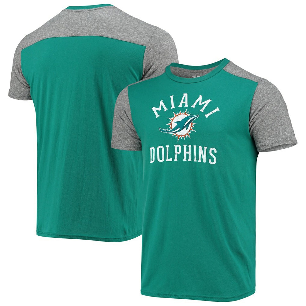 Miami Dolphins Majestic Threads Field Goal Slub T-Shirt
