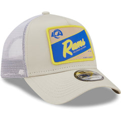 Los Angeles Rams New Era Happy Camper A-Frame Trucker 9FORTY Snapback Hat