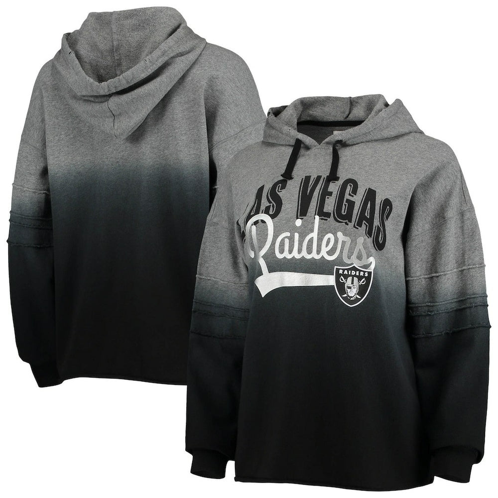 Las Vegas Raiders Touch Women's Superstar Dip-Dye Pullover Hoodie