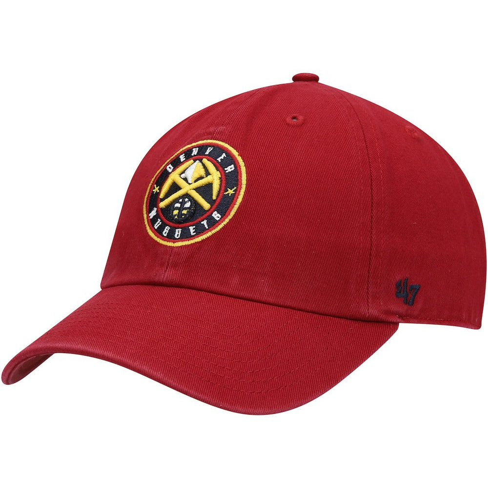 Denver Nuggets '47 Core Logo Clean Up Adjustable Hat sale For Sale