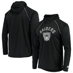 Las Vegas Raiders Starter Throwback Raglan Hoodie Long Sleeve T-Shirt