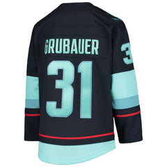 Philipp Grubauer Seattle Kraken Youth Home Premier Player Jersey Discount