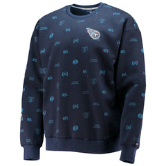 Tennessee Titans Tommy Hilfiger Reid Graphic Pullover Sweatshirt