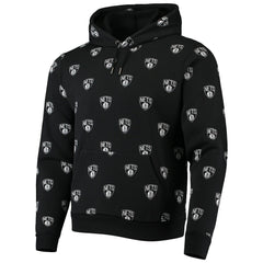 Brooklyn Nets The Wild Collective Unisex Allover Logo Pullover Hoodie On Sale