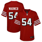 San Francisco 49ers Nike Fred Warner Youth Game Jersey