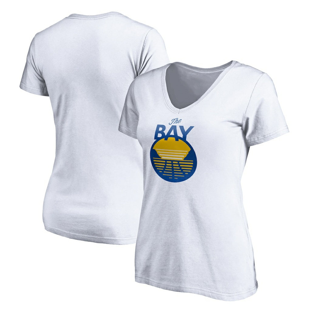 Golden State Warriors Women's The Bay Logo V-Neck T-Shirt sale Online