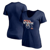 Edmonton Oilers Women's Battle of the North V-Neck T-Shirt Outlet