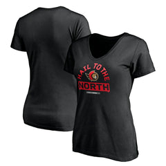 Ottawa Senators Women's Hail to the North V-Neck T-Shirt Outlet
