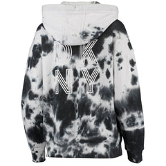 Minnesota Vikings DKNY Sport Women's Dakota Oversized Tie-Dye Half-Zip Hoodie