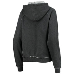 New Orleans Saints New Era Women's Script Fleece Raglan Pullover Hoodie