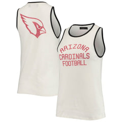 Arizona Cardinals Junk Food Women's Throwback Pop Binding Scoop Neck Tank Top