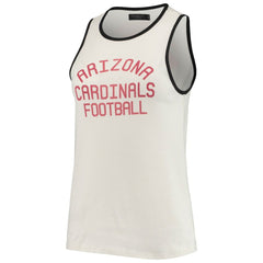 Arizona Cardinals Junk Food Women's Throwback Pop Binding Scoop Neck Tank Top