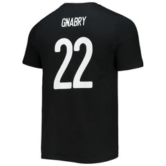 Serge Gnabry Bayern Munich Amplifier Name & Number T-Shirt Black - Adidas