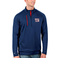 New York Giants New Era Antigua Generation Quarter-Zip Pullover Jacket