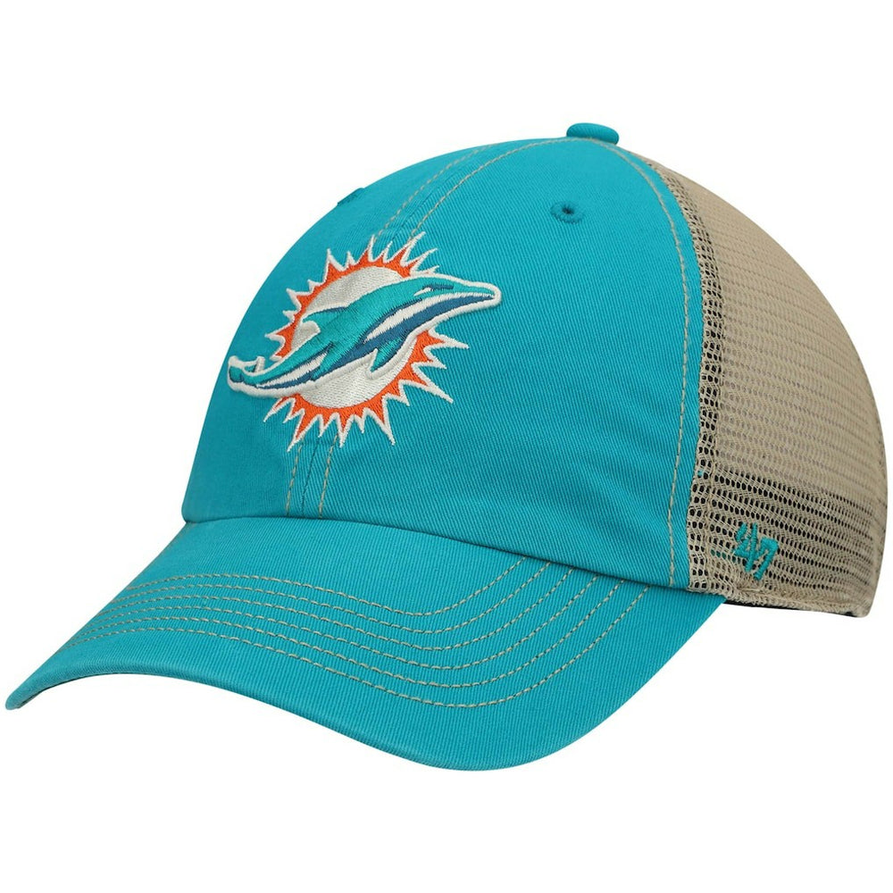 Miami Dolphins 47 brand '47 Trawler Trucker Clean Up Snapback Hat