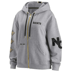 New Orleans Saints WEAR by Erin Andrews Women's Full-Zip Hoodie