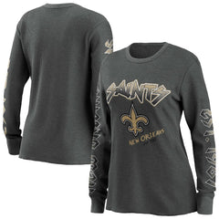 New Orleans Saints WEAR by Erin Andrews Women's Long Sleeve Thermal T-Shirt