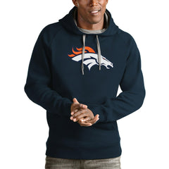 Denver Broncos Antigua Victory Pullover Hoodie