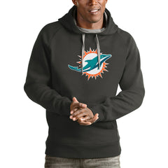 Miami Dolphins Antigua Victory Pullover Hoodie
