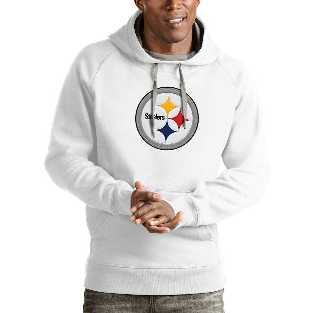 Pittsburgh Steelers Antigua Victory Pullover Hoodie