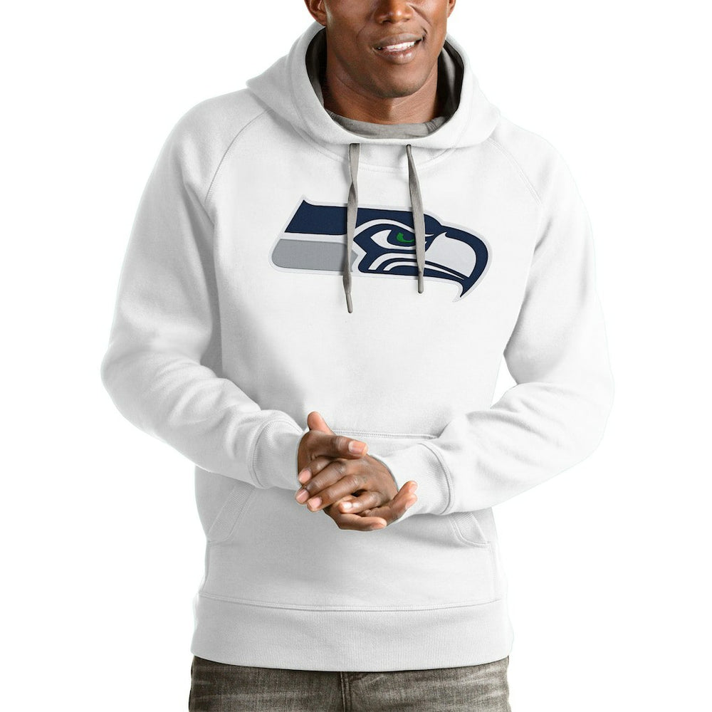 Seattle Seahawks Antigua Victory Pullover Hoodie