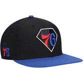 Philadelphia 76ers '47 75th Anniversary Carat Captain Snapback Hat On Sale
