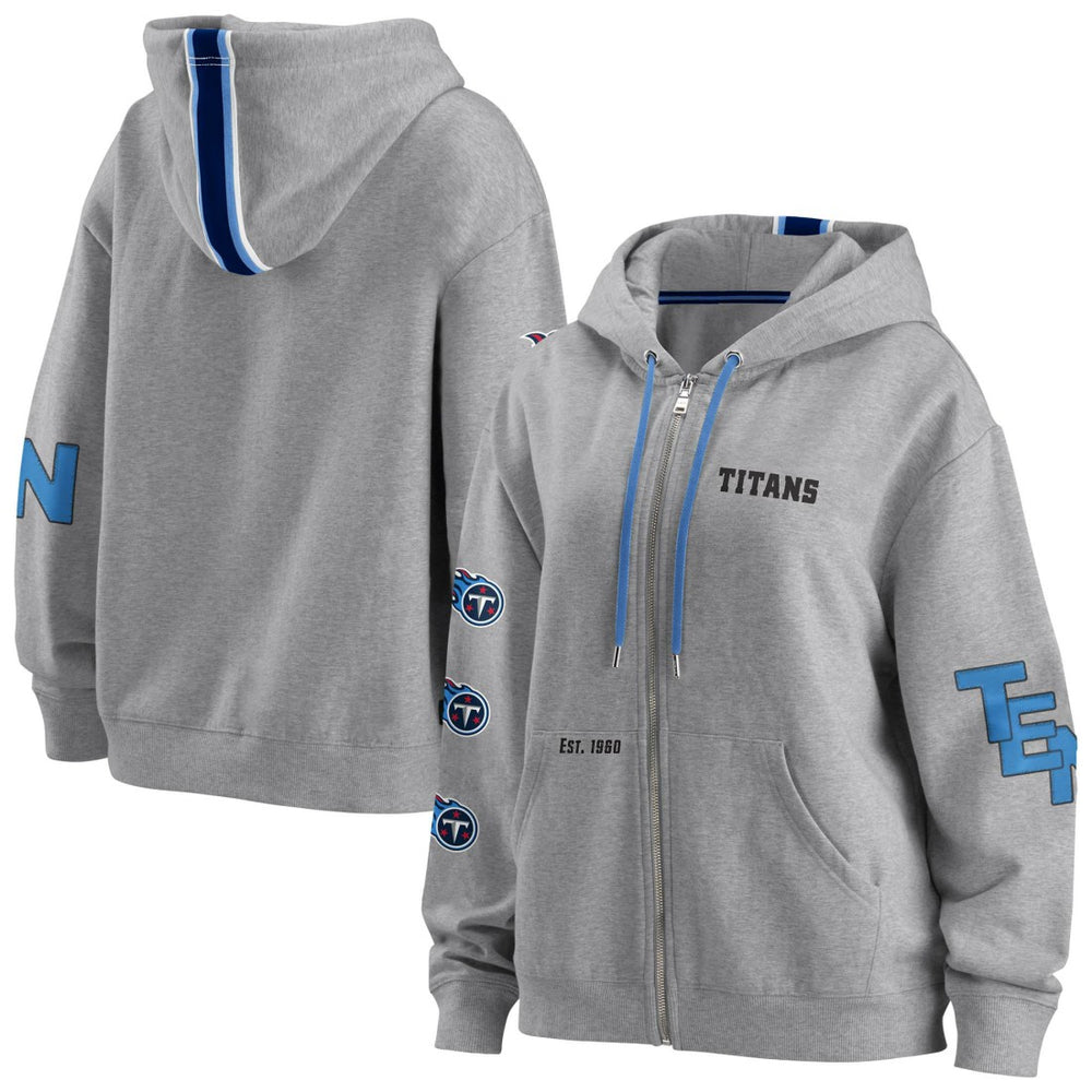 Tennessee Titans WEAR by Erin Andrews Women's Full-Zip Hoodie