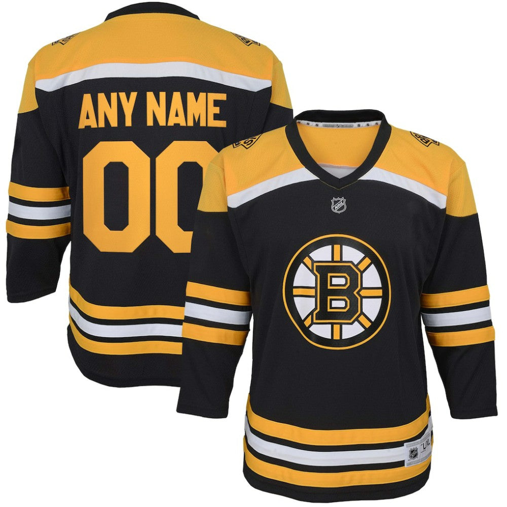 Boston Bruins Youth Home Replica Custom Jersey Sale