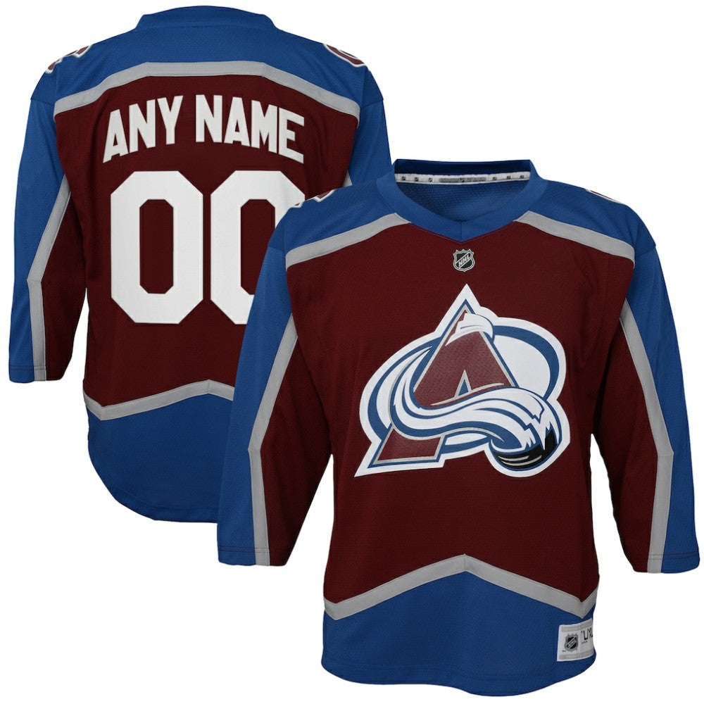 Colorado Avalanche Youth Home Custom Replica Jersey Outlet