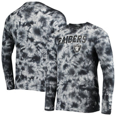 Las Vegas Raiders New Era Tie-Dye Long Sleeve T-Shirt