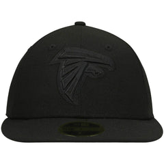 Atlanta Falcons New Era Black on Black Low Profile 59FIFTY II Fitted Hat