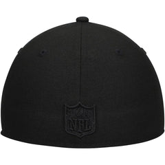 Detroit Lions New Era Black on Black Low Profile 59FIFTY II Fitted Hat