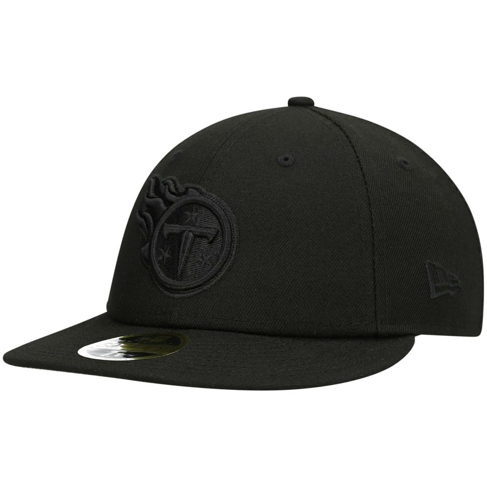 Tennessee Titans New Era Black on Black Low Profile 59FIFTY II Fitted Hat