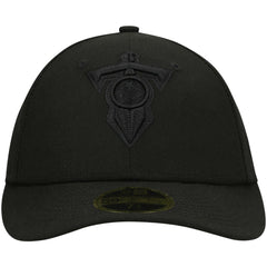 Tennessee Titans New Era Alternate Logo Black on Black Low Profile 59FIFTY II Fitted Hat