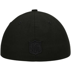 Tennessee Titans New Era Alternate Logo Black on Black Low Profile 59FIFTY II Fitted Hat