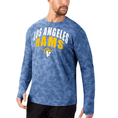 Los Angeles Rams MSX by Michael Strahan Camo Performance Long Sleeve T-Shirt