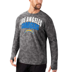 Los Angeles Chargers MSX by Michael Strahan Camo Performance Long Sleeve T-Shirt