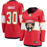 Spencer Knight Florida Panthers Fanatics Women's Home Breakaway Jersey For Sale