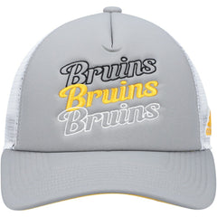 Boston Bruins adidas Women's Foam Trucker Snapback Hat On Sale