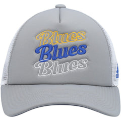 St. Louis Blues adidas Women's Foam Trucker Snapback Hat Discount