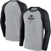 Miami Marlins Nike Game Authentic Collection Performance Raglan Long Sleeve T-Shirt | MLB Near me