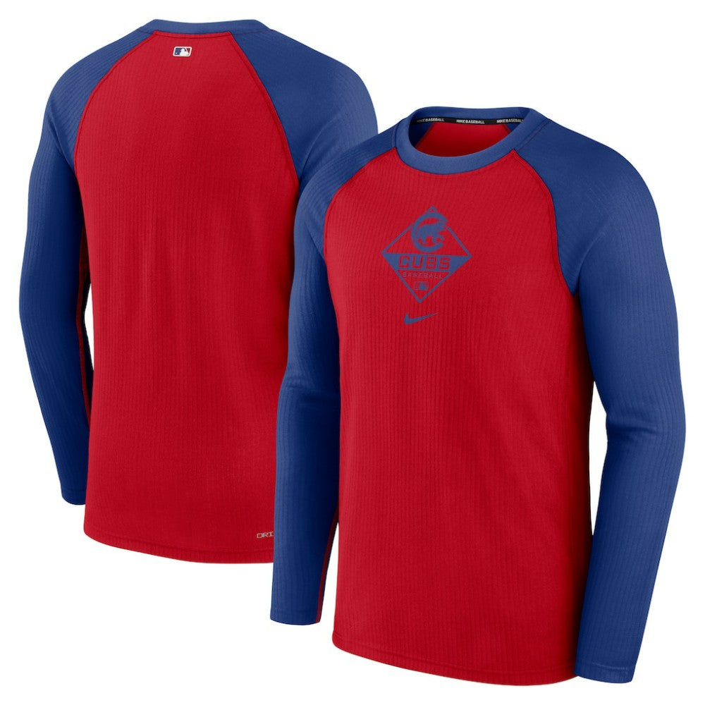 Chicago Cubs Nike Game Authentic Collection Performance Raglan Long Sleeve T-Shirt | MLB For sale