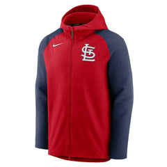 St. Louis Cardinals Nike Authentic Collection Performance Raglan Full-Zip Hoodie | MLB Discount