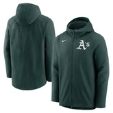 Athletics Nike Authentic Collection Performance Raglan Full-Zip Hoodie | MLB Discount