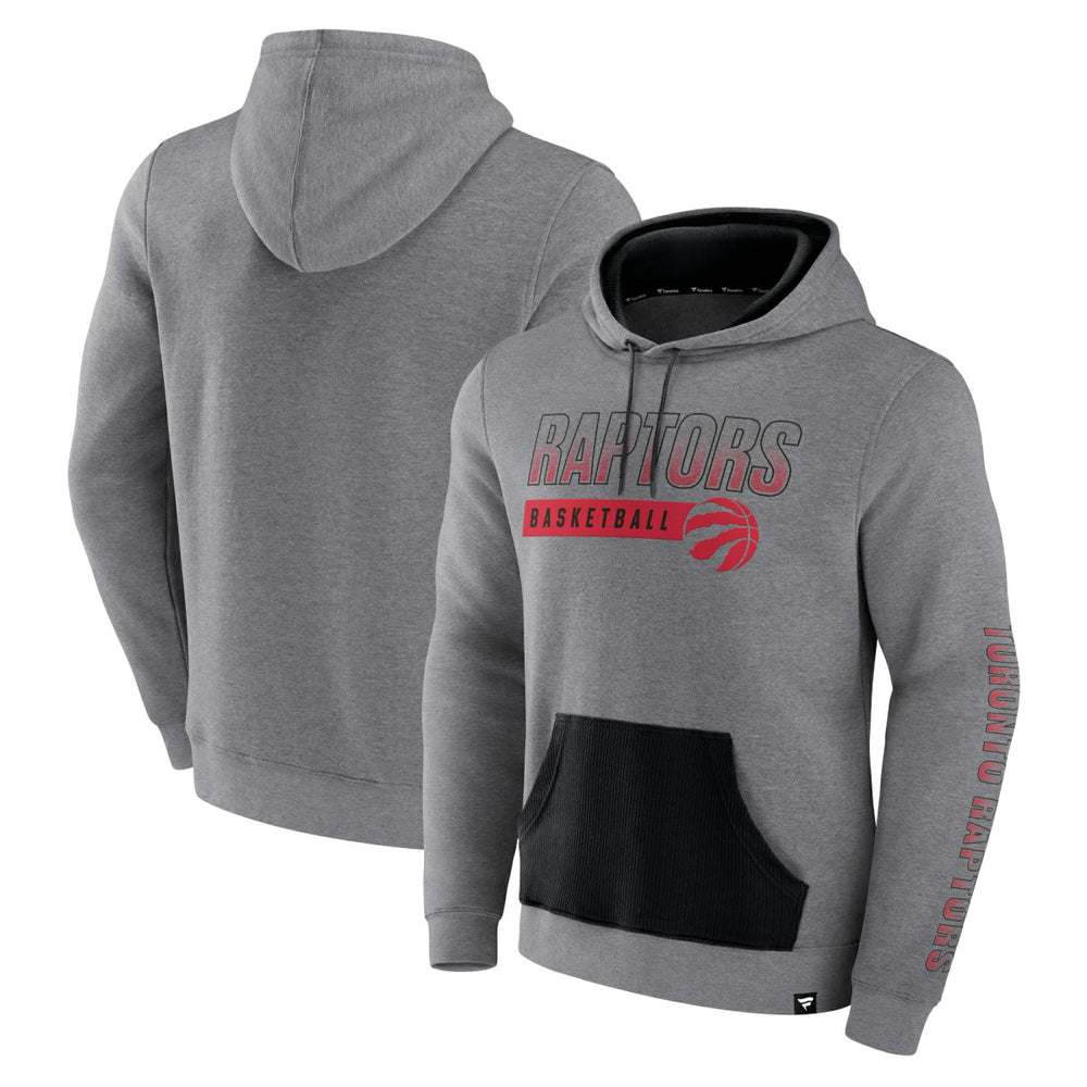 Toronto Raptors Off The Bench Color Block Pullover Hoodie Outlet