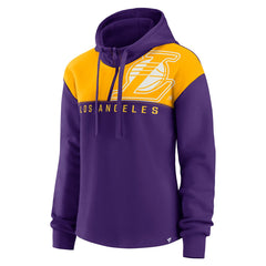 Los Angeles Lakers Women's Overslide Quarter-Zip Fleece Hoodie Discount